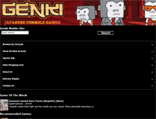 Tablet Screenshot of genkivideogames.com